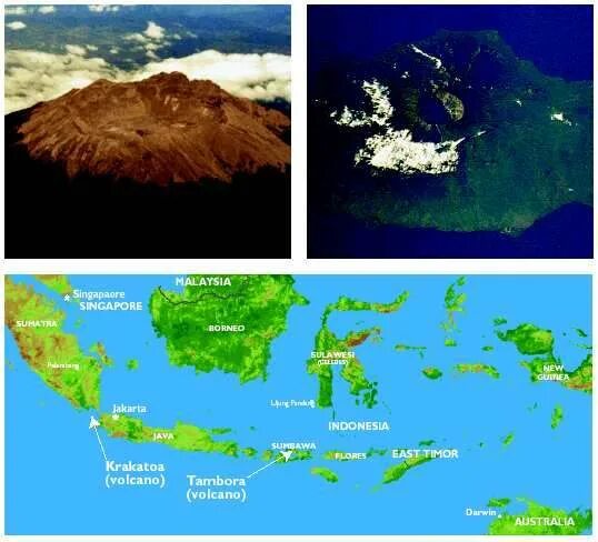 Где вулкан кракатау на карте. Индонезия вулкан Тамбора карта. Тамбора Кракатау. Кракатау на физической карте.
