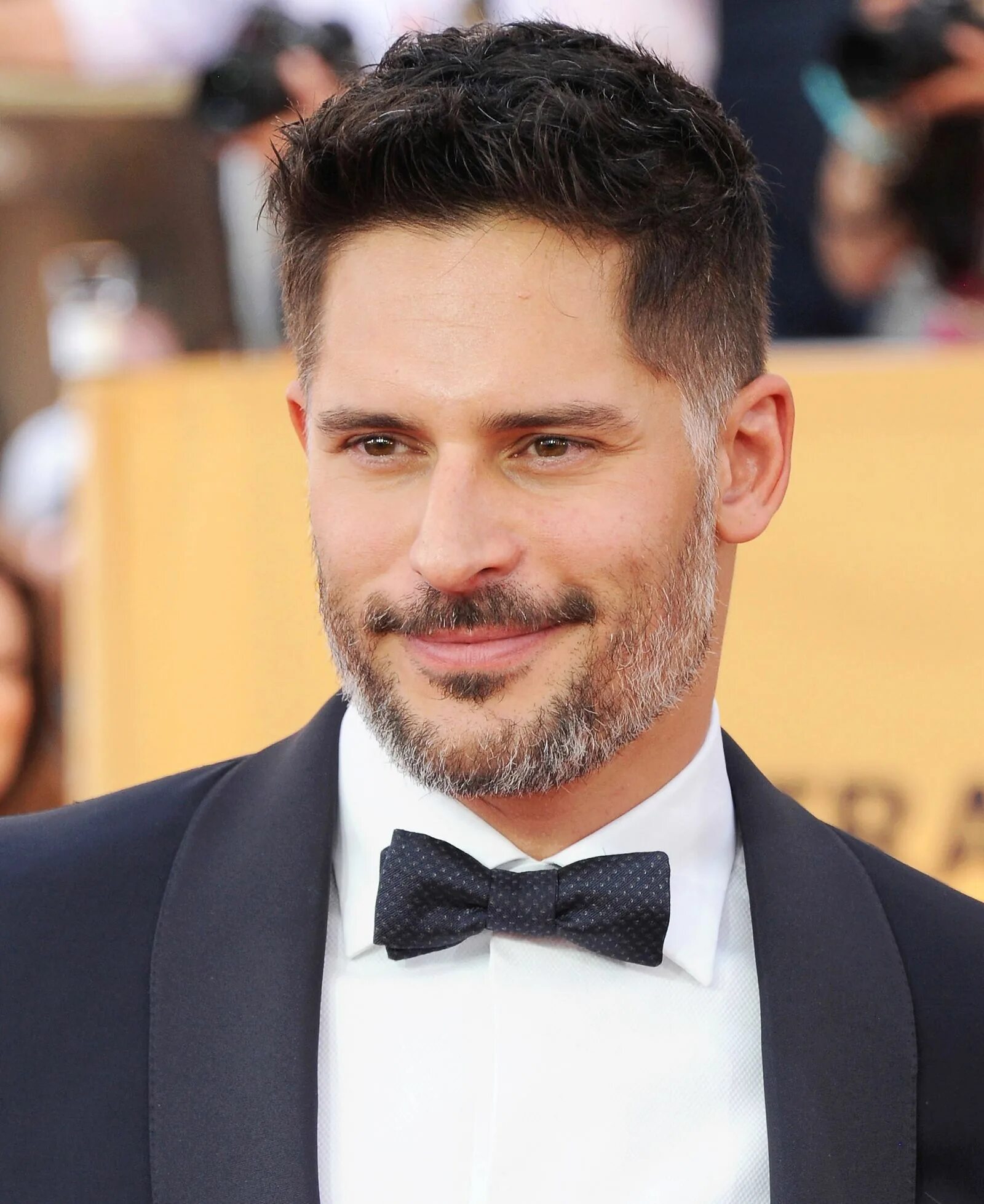 His beard is