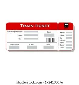 Alec tickets for the train