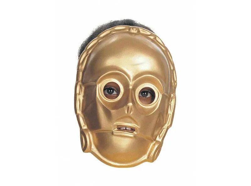 Маска по каким дням. Маска для лица "c3po" Star Wars. Маска Стар ВАРС Золотая. C-3po маска героя. Робот Ситрипио маска.