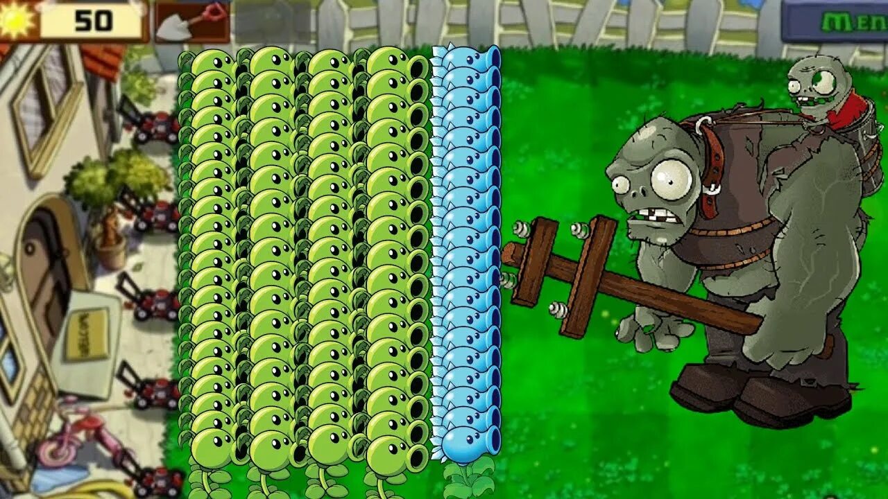 Plants vs Zombies Steam. Плантс версус зомби грохострел. Plants vs. Zombies Арена ночь.