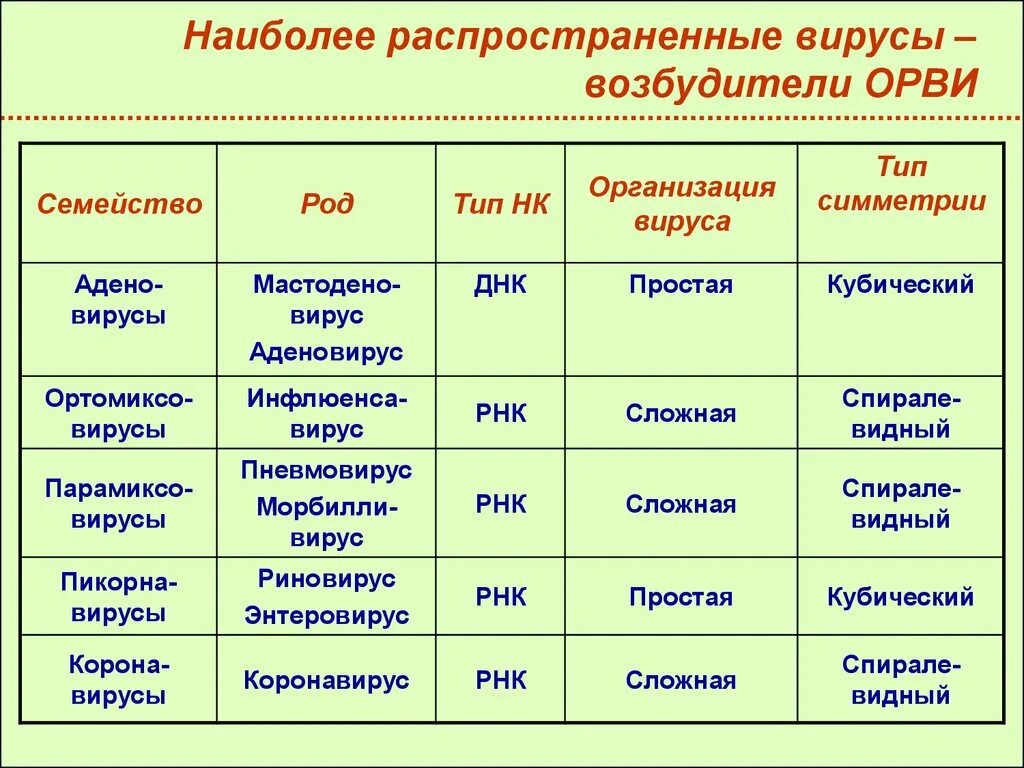 Орви какие анализы. Вирусы вызывающие респираторные инфекции. Вирусы возбудители ОРВИ. Вирусы возбудители острых респираторных заболеваний. Вирусы ОРВИ классификация.