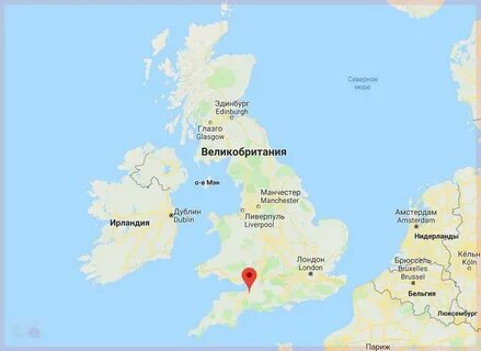 Города расположены в великобритании