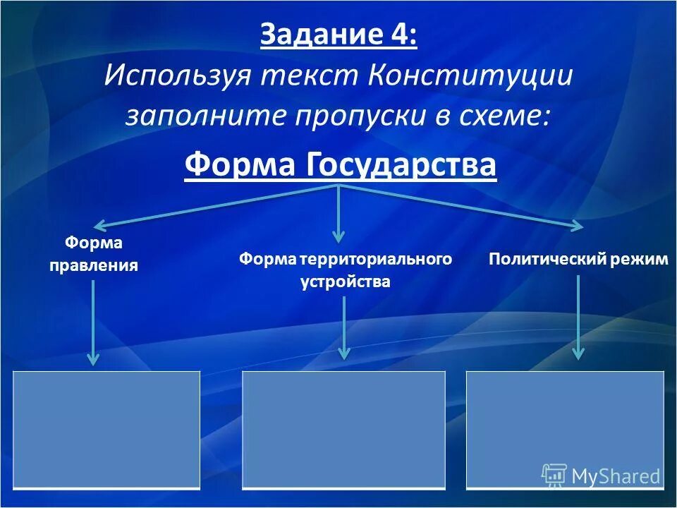 Конституции по форме территориального устройства. Заполните схему форма государства. Заполните пропуски в схеме формы правления. Конституция форма правления. Заполните пропуски в схеме форма государства.