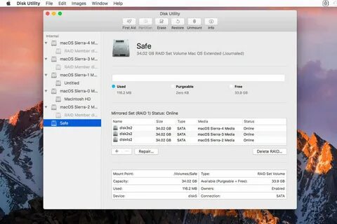Disk utility