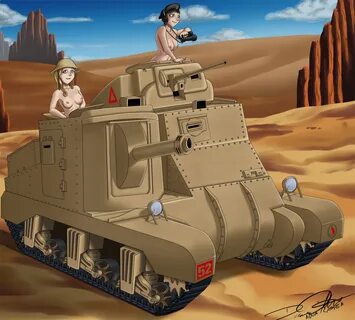 Commission - M3 Grant Tank Girls.