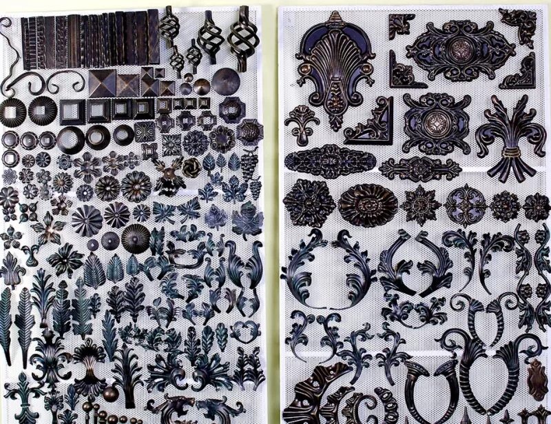 Декоративные заготовки из металла. Закупаем элементы. Элементы художественной ковки. Кованые детали. Ковка детали.