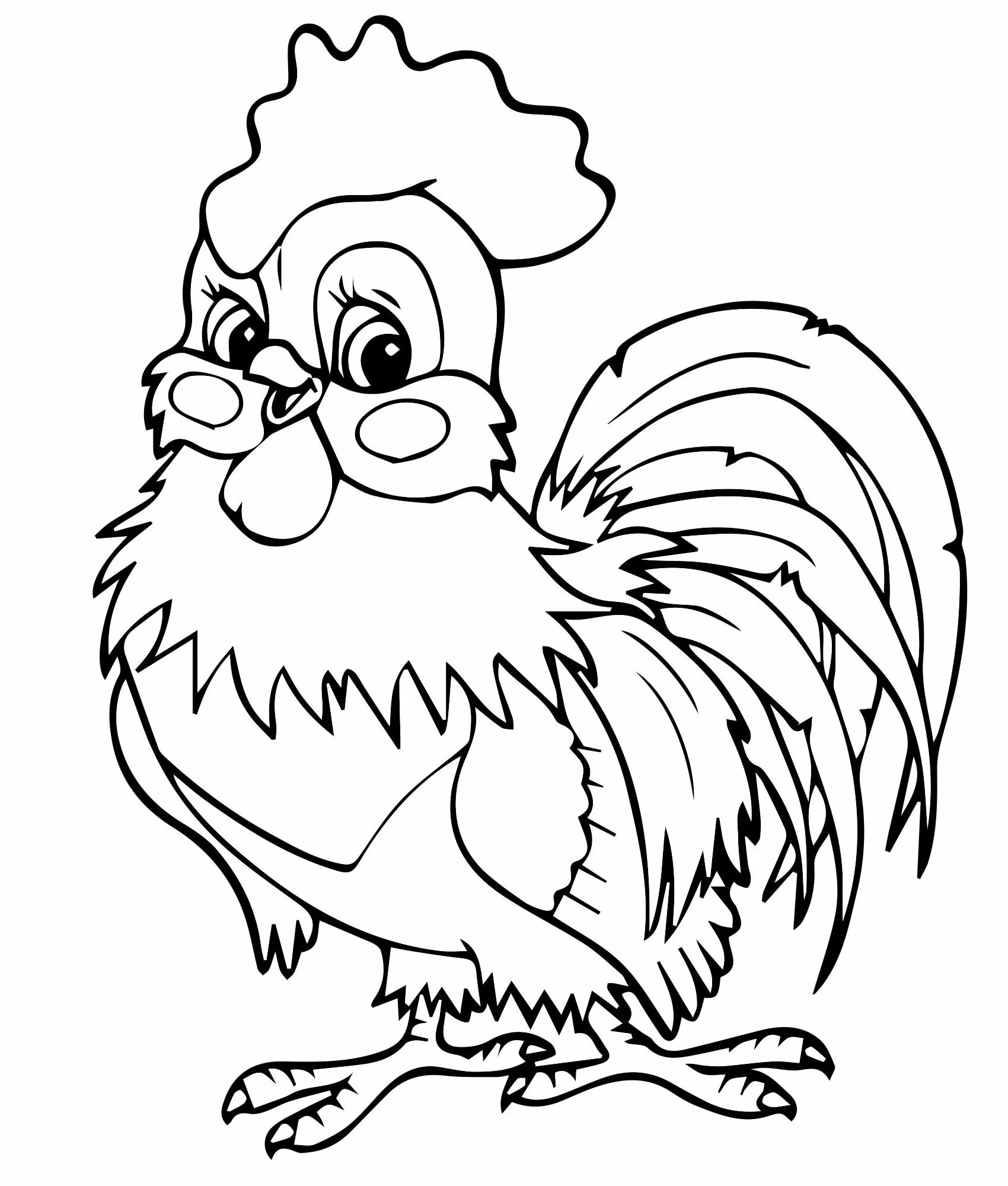 petushok-01.gif (1000 × 1000) Rooster, Animals, Free