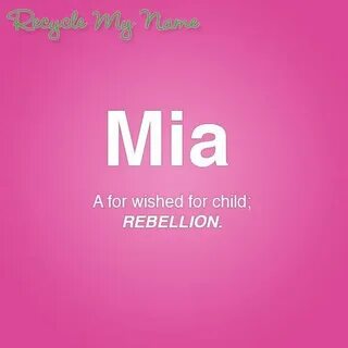 Миана имя