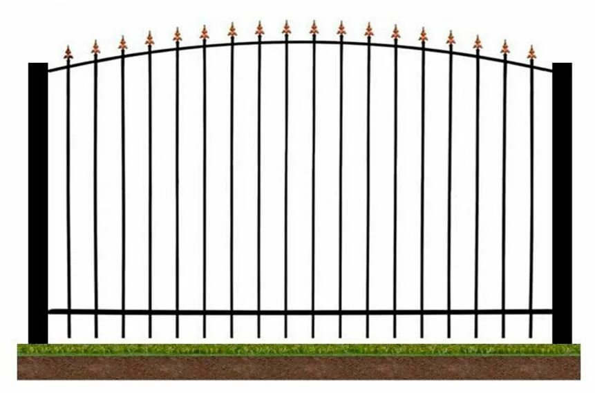 Забор металлический сварной. Ограда из металлических прутьев. Заборные ограждения металлические. Забор из стальных прутьев.