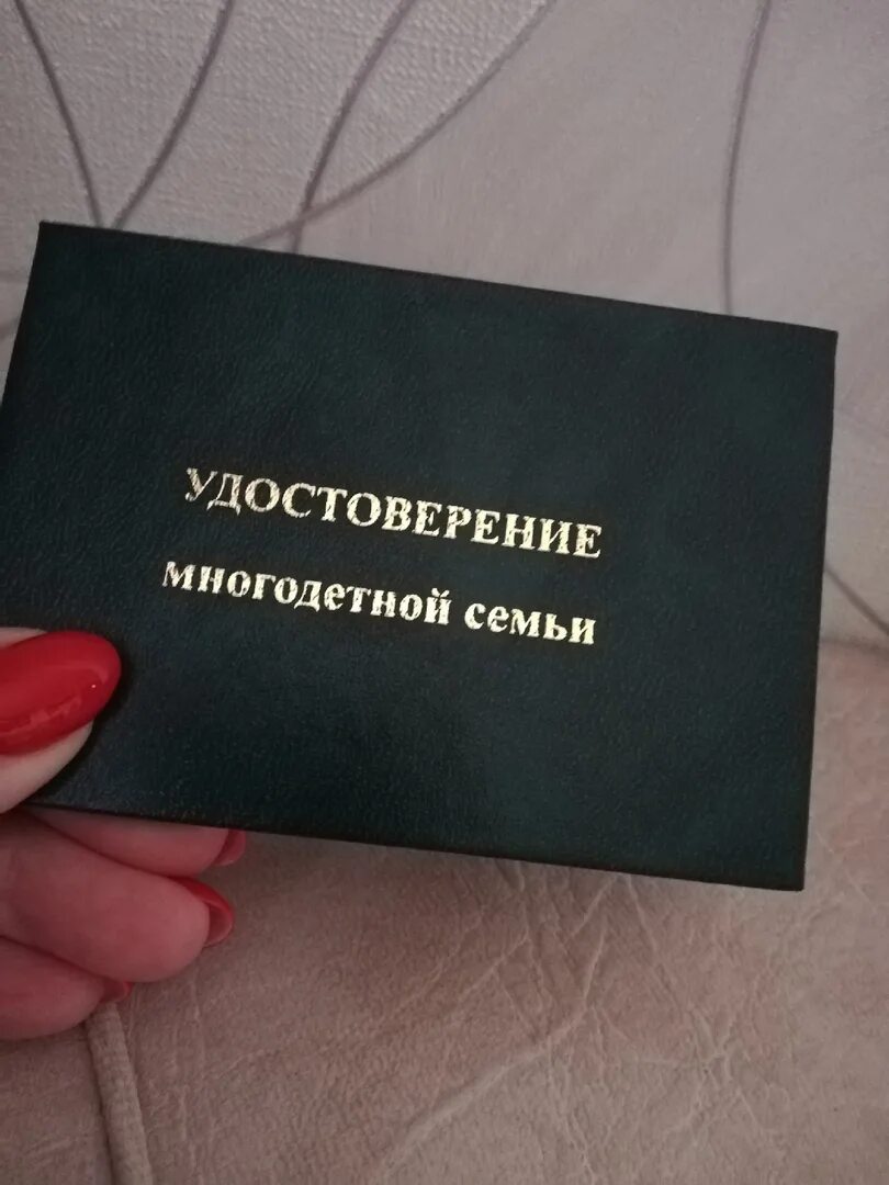 Получить свидетельство многодетных