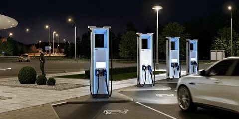 Зарядная установка для электромобилей