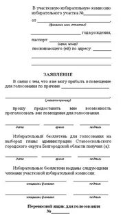 Акт о погашении неиспользованных избирательных бюллетеней