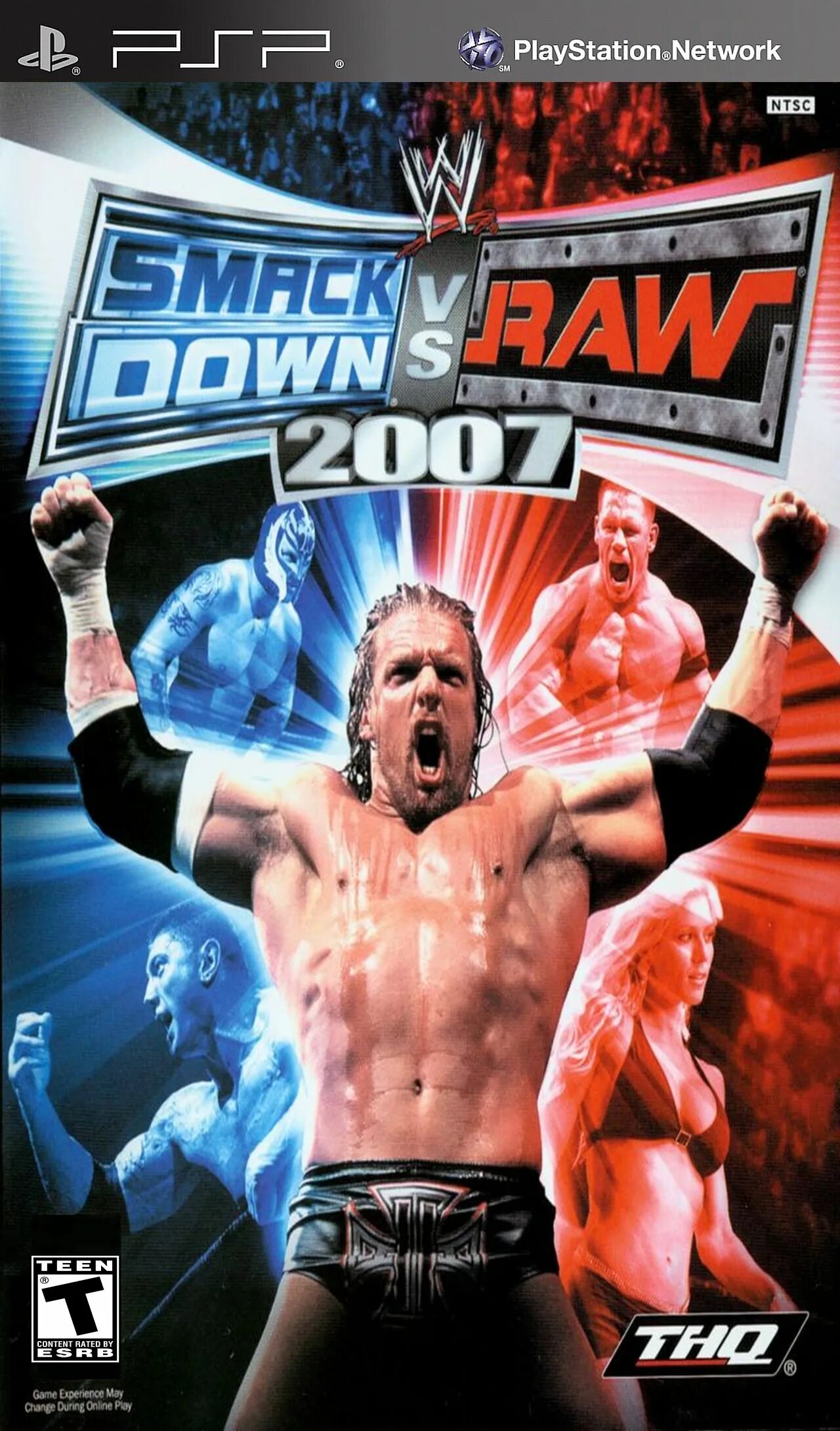 Wwe raw 2007. SMACKDOWN vs Raw 2007. WWE 2007 PSP. WWE SMACKDOWN 2007.