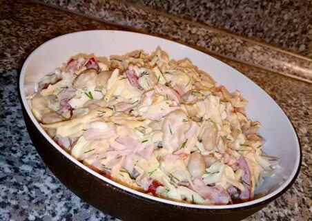 Фасоль сыр колбаса