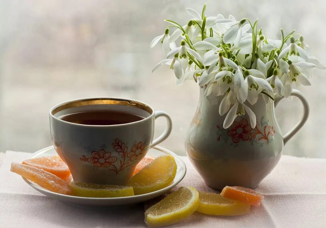 Доброе апрельское утречко хорошего дня. Доброе Весеннее утро. Весеннее чаепитие. Доброе Весеннее утро хорошего дня.