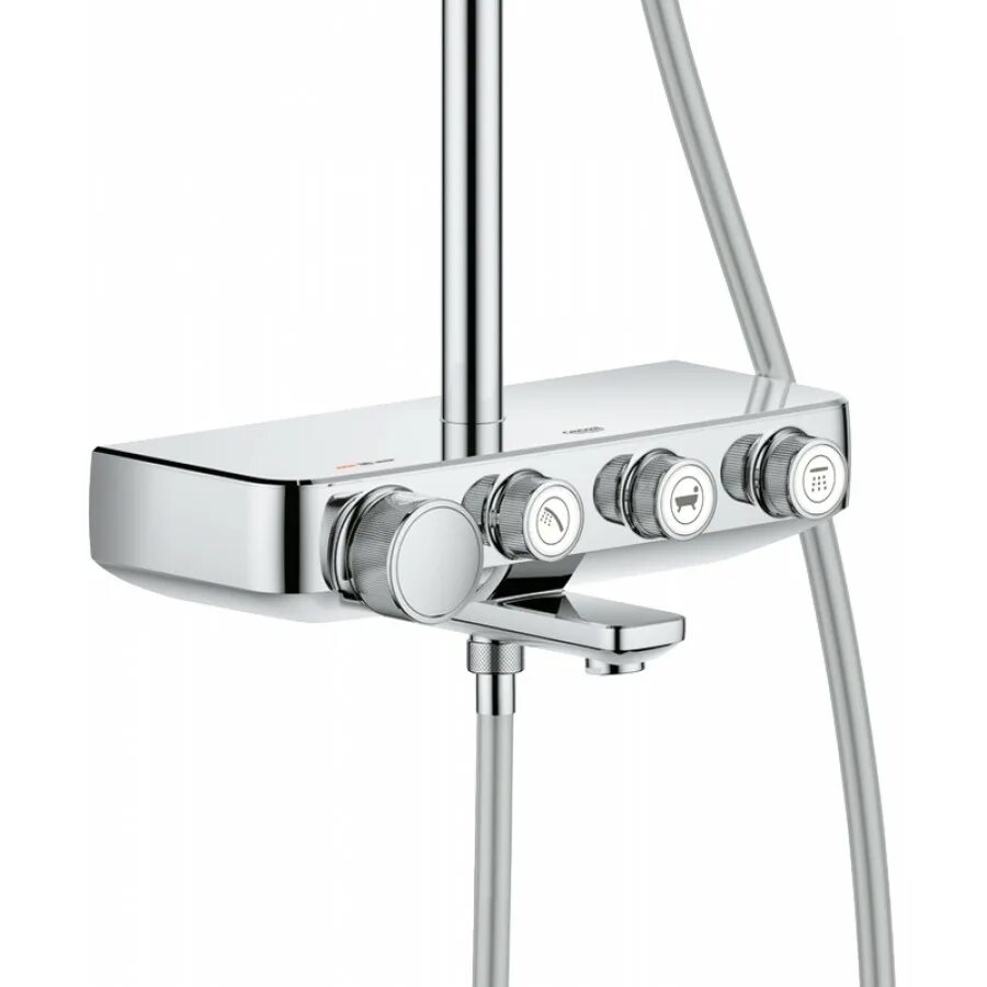 Grohe mono. Grohe euphoria smartcontrol system 260. душевая система grohe euphoria smartcontrol 260 mono 26510000. душевая стойка grohe euphoria smartcontrol. душевая система grohe 26510000.