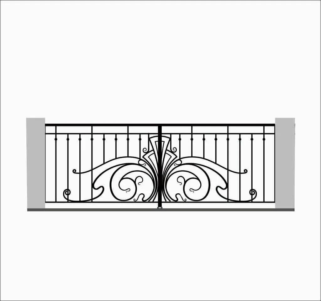 Рисунок ограждения. Забор в стиле Модерн pb01. Ограждение балкона ковка. Ковка эскизы. Решетка ограждения металлическая.