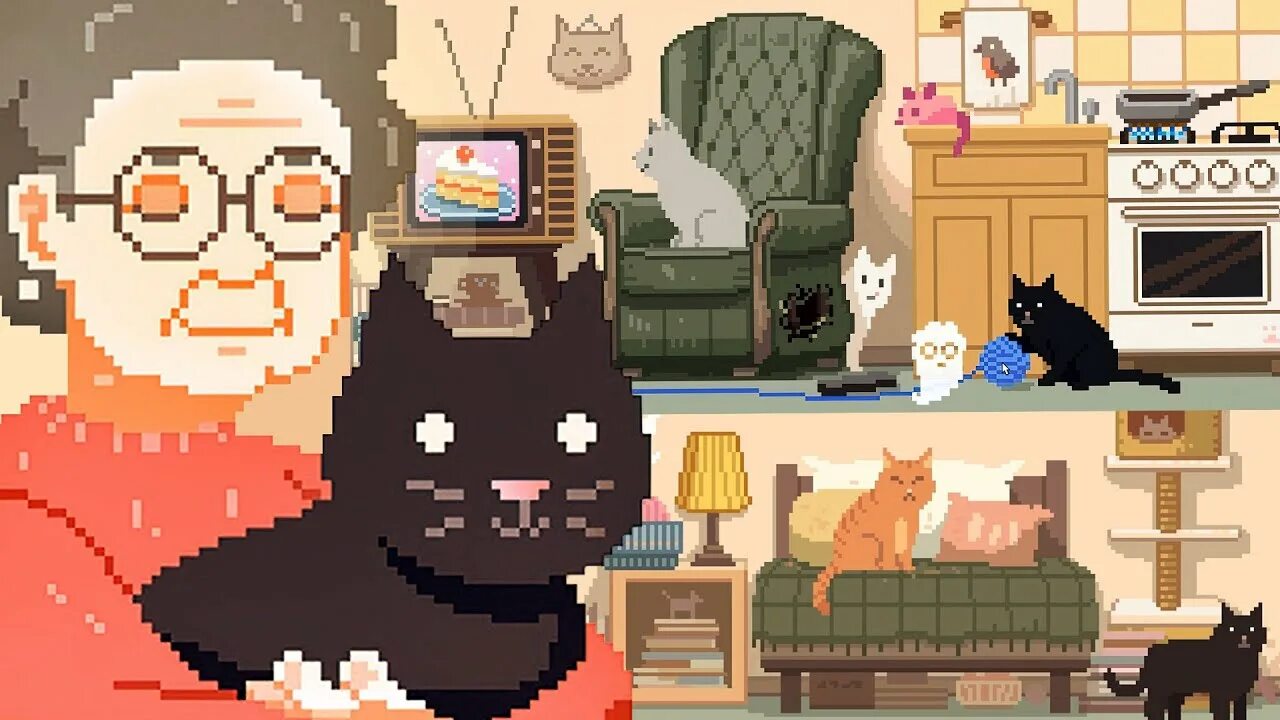 Игра 6 кошек. Six Cats under. Кэт Эллис призрак. Игра про котиков в виаре. Игра про котиков в раю.