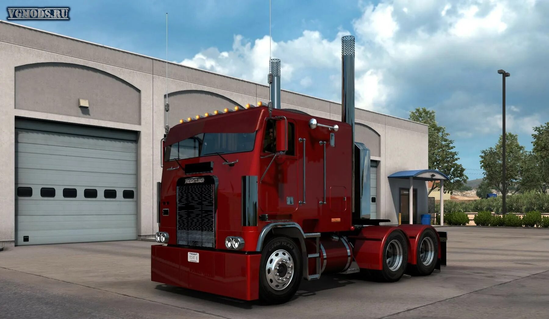 Грузовик freightliner FLB. Freightliner FLB кастом трак. Тягачи freightliner Fla. Freightliner FLB для АТС 1.37.