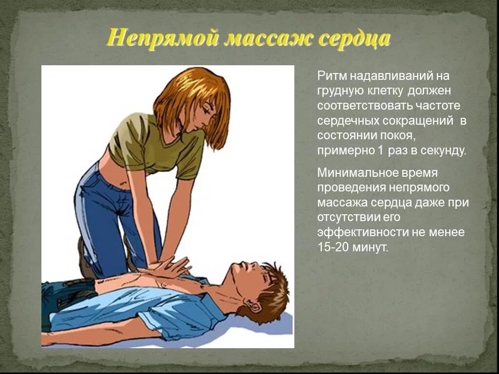 Соотношение вдохов и надавливаний на грудную клетку. Непрямой массаж сердца проводится в ритме. непрямой массаж сердца частота нажатия в минуту. непрямой массаж сердца первая помощь при остановке сердца. нажатия на грудную клетку при проведении непрямого.