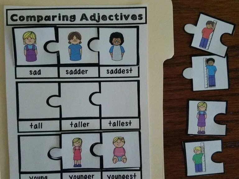 The adjective is games. Adjectives game. Comparative adjectives games. Game Comparison adjectives. Comparison of adjectives Board game.