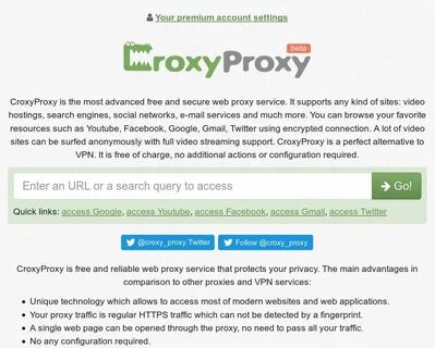Croxyproxy net