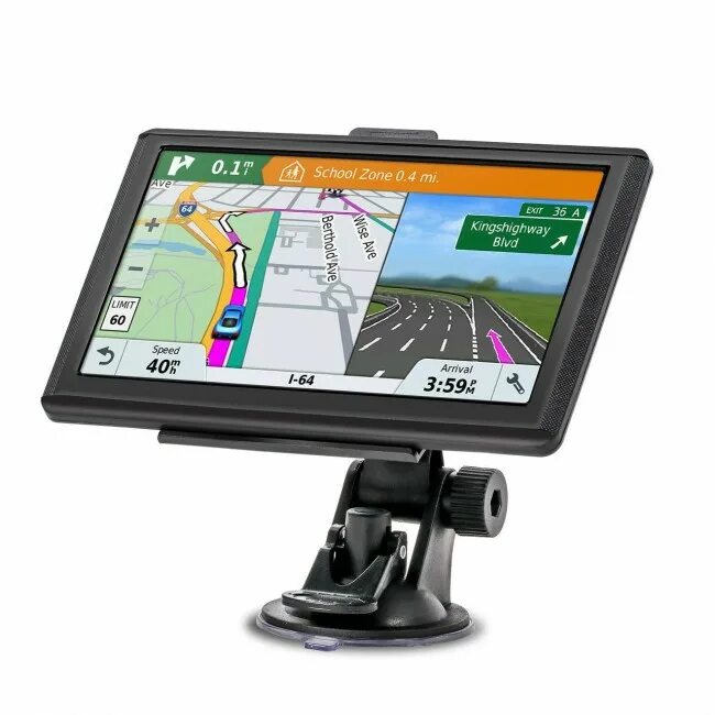 Touch screen gps