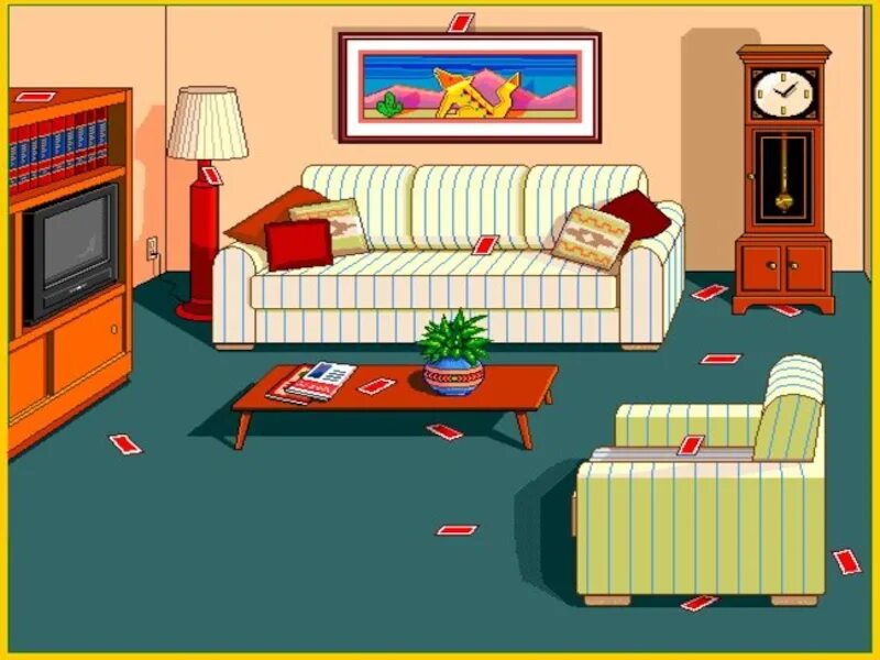 There is sofa in the room. Комната для описывания. Картинка комнаты для описания. Комнаты на английском. Гостиная комната по английскому.
