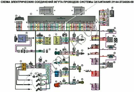 Схема на ваз 2114 инжектор