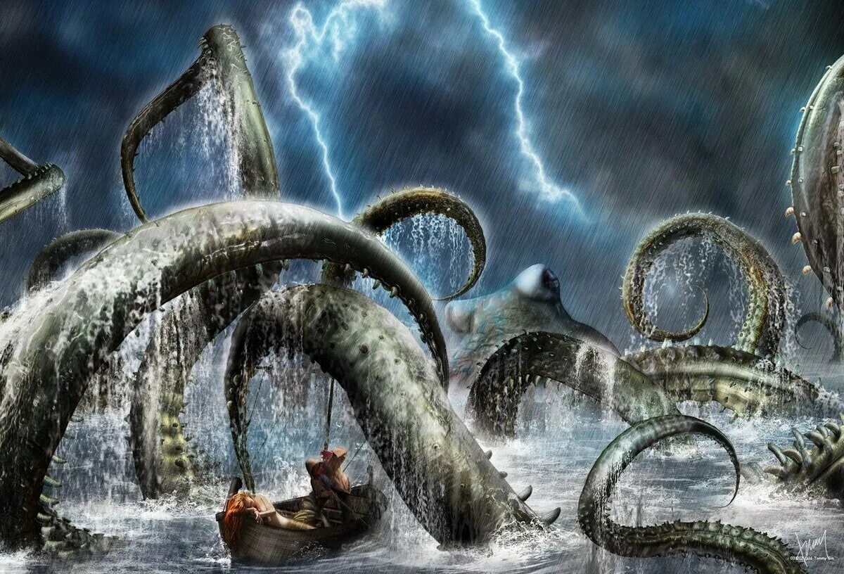 Кракен 2022. Кракен арт фэнтези. Бермудский треугольник кракен. Гигантский осьминог кракен. Кракен.