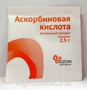 Аскорбиновая кислота озон