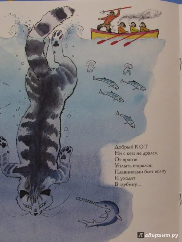 Книга про кота читать. Чуковский кит и кот.