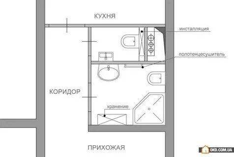 На сколько процентов санузел меньше площади коридора