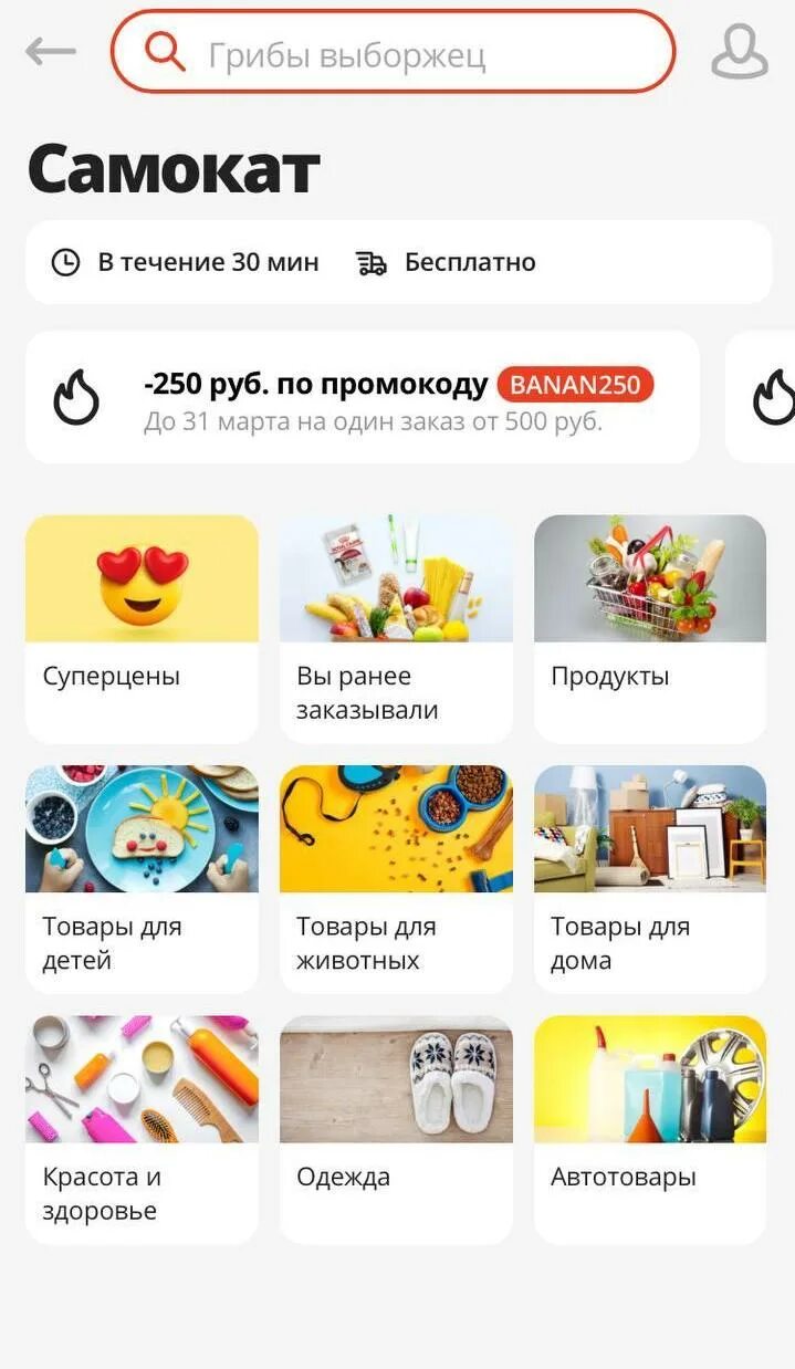 Самокат доставка продуктов саратов