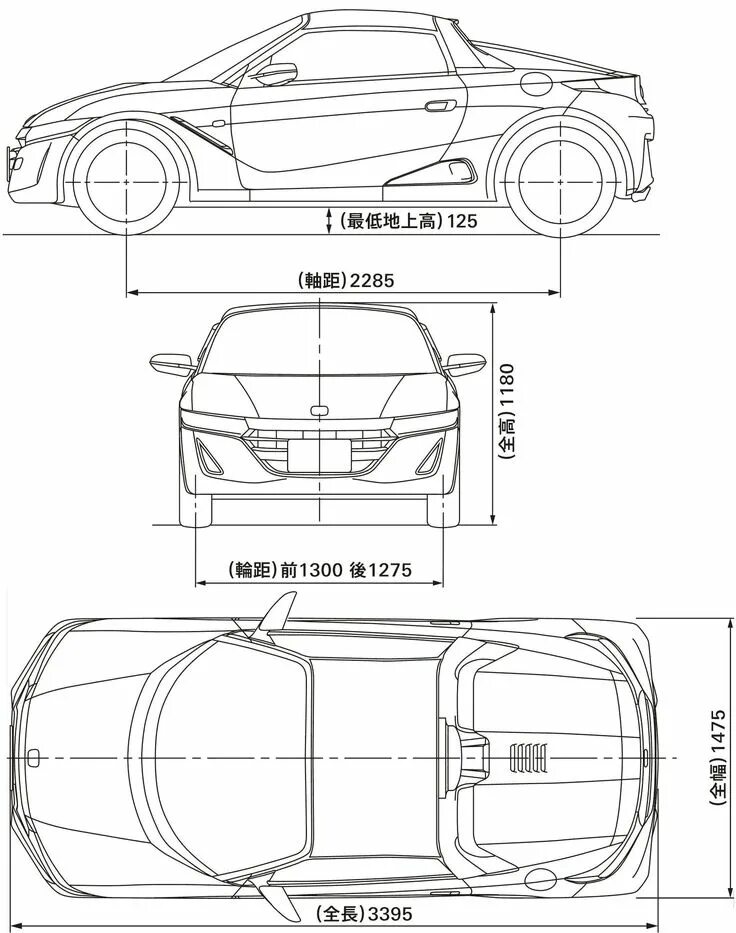 Размер хонда везель. Honda s660 чертеж. габариты хонда s660 ширина. honda s660 размеры. габариты хонда нвгн.