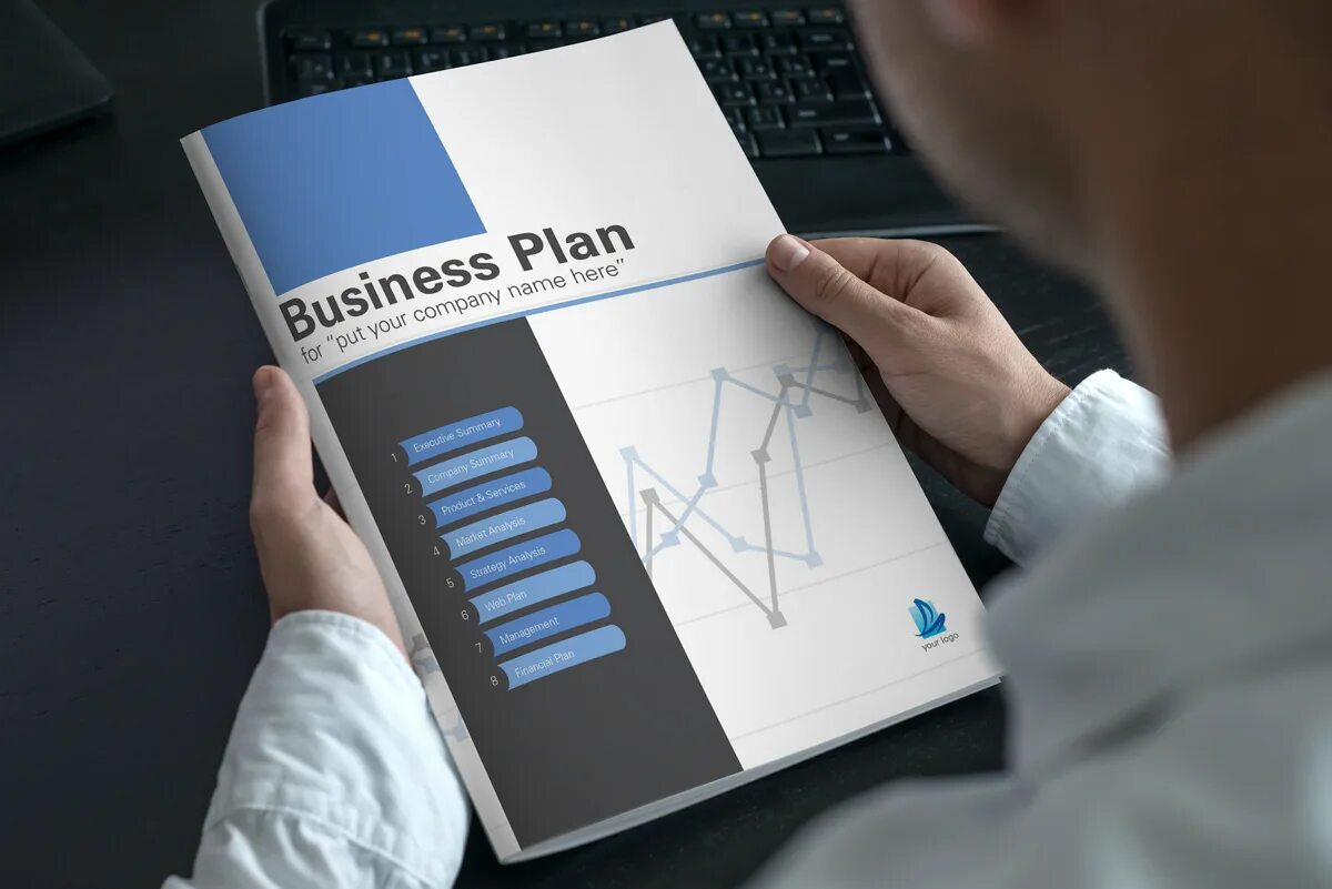 Business Plan Cover. Business pages