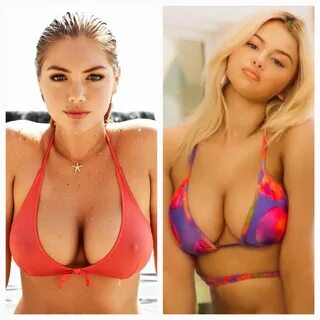 Best Boobs: Kate Upton vs Selena Gomez. 