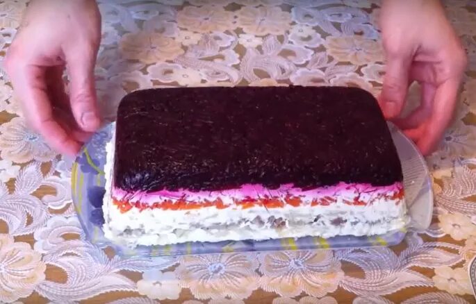 Картинки КАК ИДУТ СЛОИ В СЕЛЕДКЕ ПОД ШУБОЙ