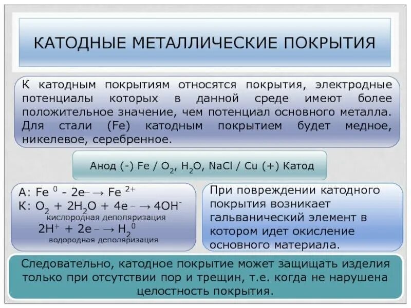 Металлы образуются на катоде