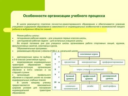 Особенности организации обучения младших школьников
