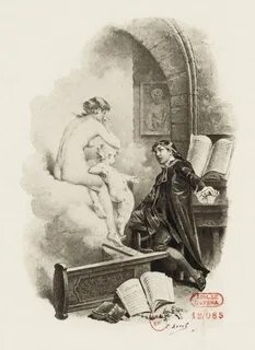 Иллюстрация по мотивам "Истории кавалера де Грие и Манон Леско". 