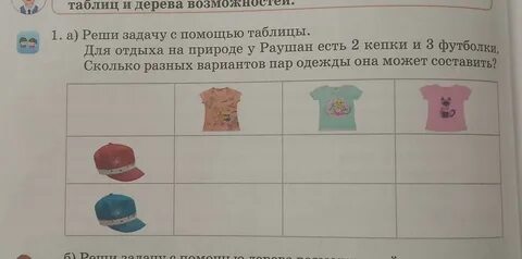 Составьте с помощью таблицы