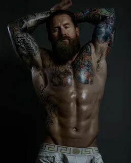 Pin by RJ on Beards & Tattoos Beard tattoo, Rugged men, Handsome 