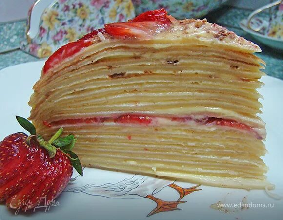 Earl Grey Crepe Cake With Orange-Mascarpone Cream Filling Recipe Desserts, Frenc