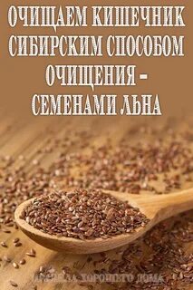 Семена льна для кишечника