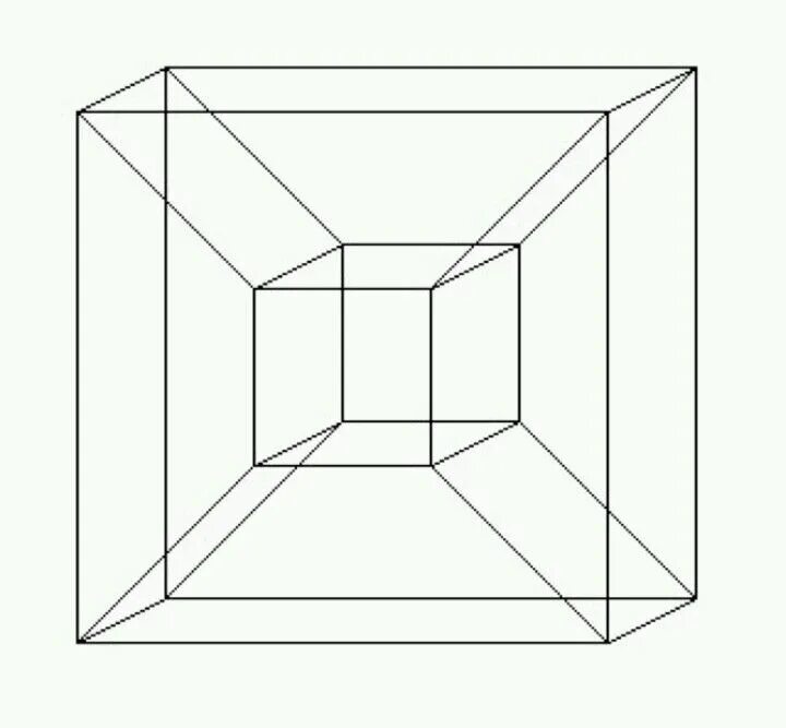 Куб в кубе. Тессеракт это Гиперкуб 4 измерений это. Гиперкуб Тессеракт четвертое измерение. Двумерный Гиперкуб. Тессеракт чертеж.