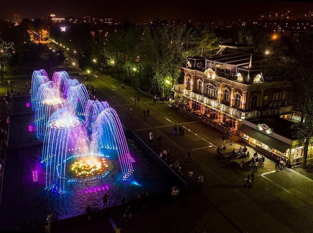 Свято Екатерининский фонтан Краснодар. Краснодар сходить погулять