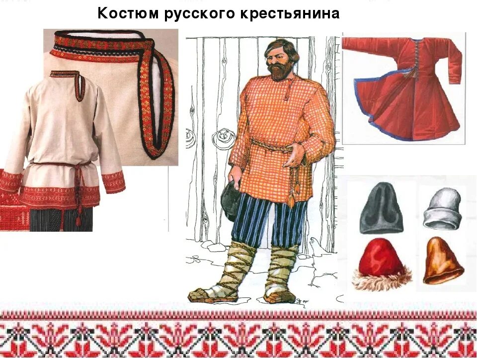 Какая одежда была у крестьян