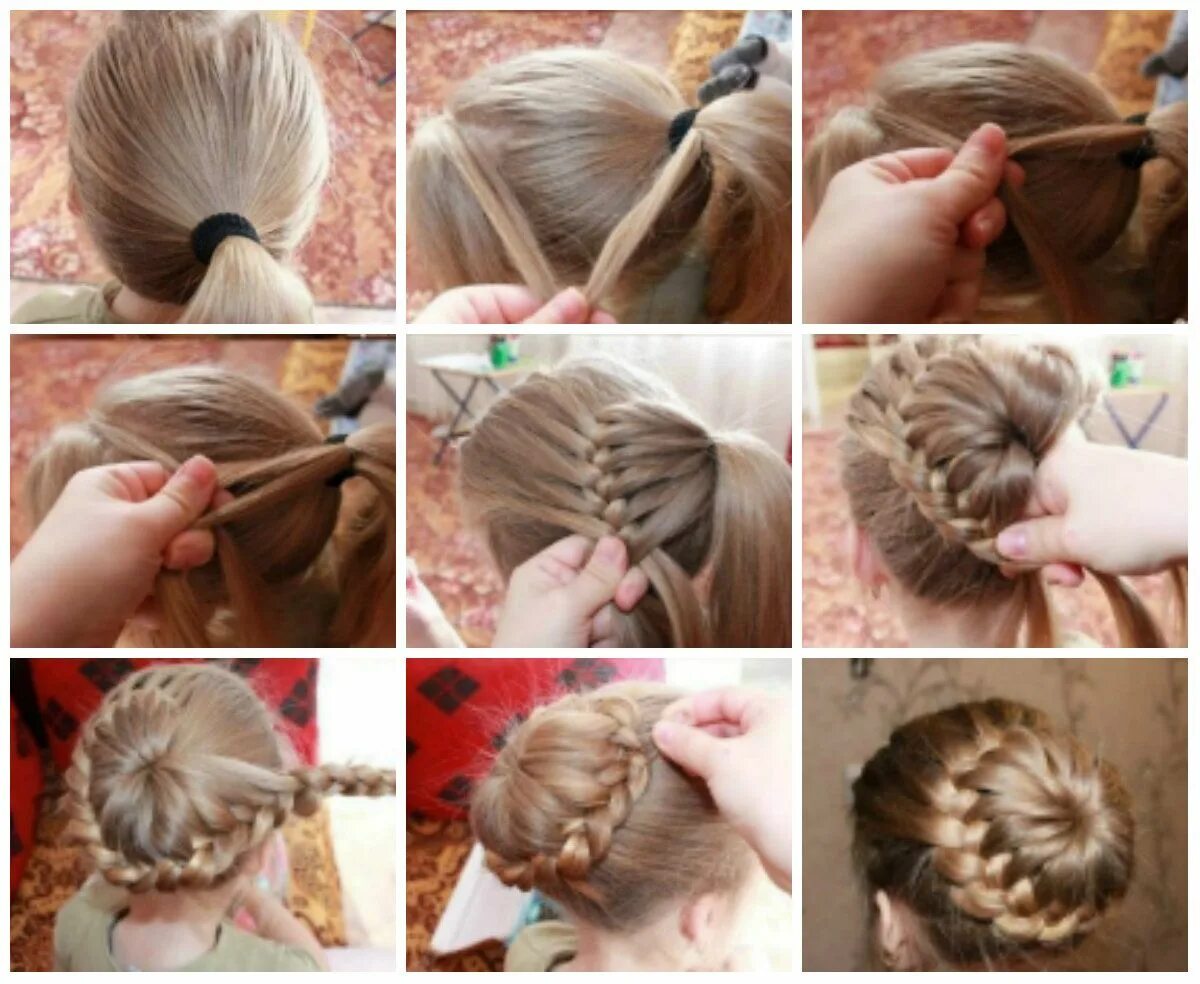 Trenzas... Creative hairstyles, Girl hair dos, Hair styles